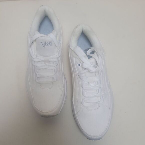 Ryka Nitracel Womens Size 7.5 White canvas upper Summer Sneakers, Volleyball - Picture 7 of 14